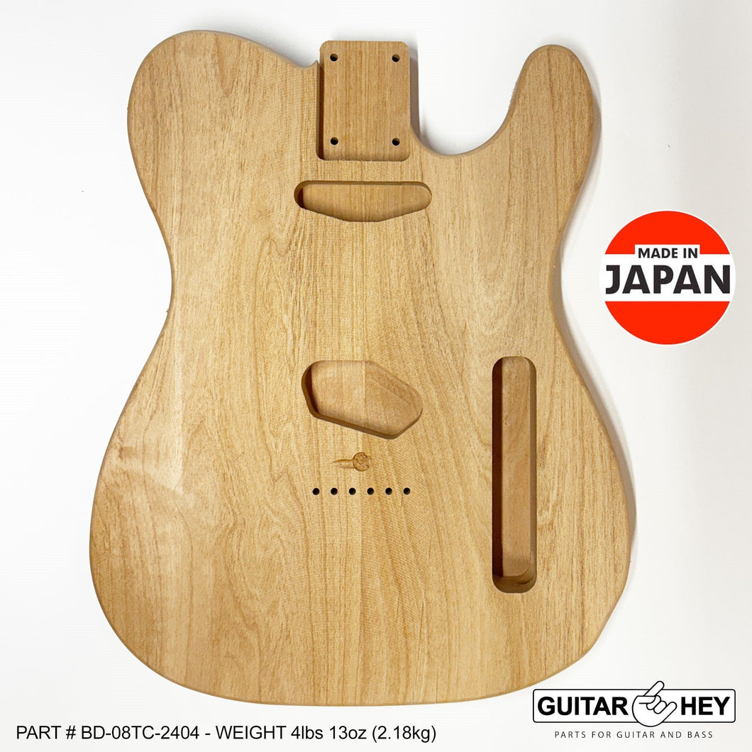 NEW Hosco JAPAN Unfinished Unsanded Telecaster Body MIJ - 2 Piece Alder #TC-2404