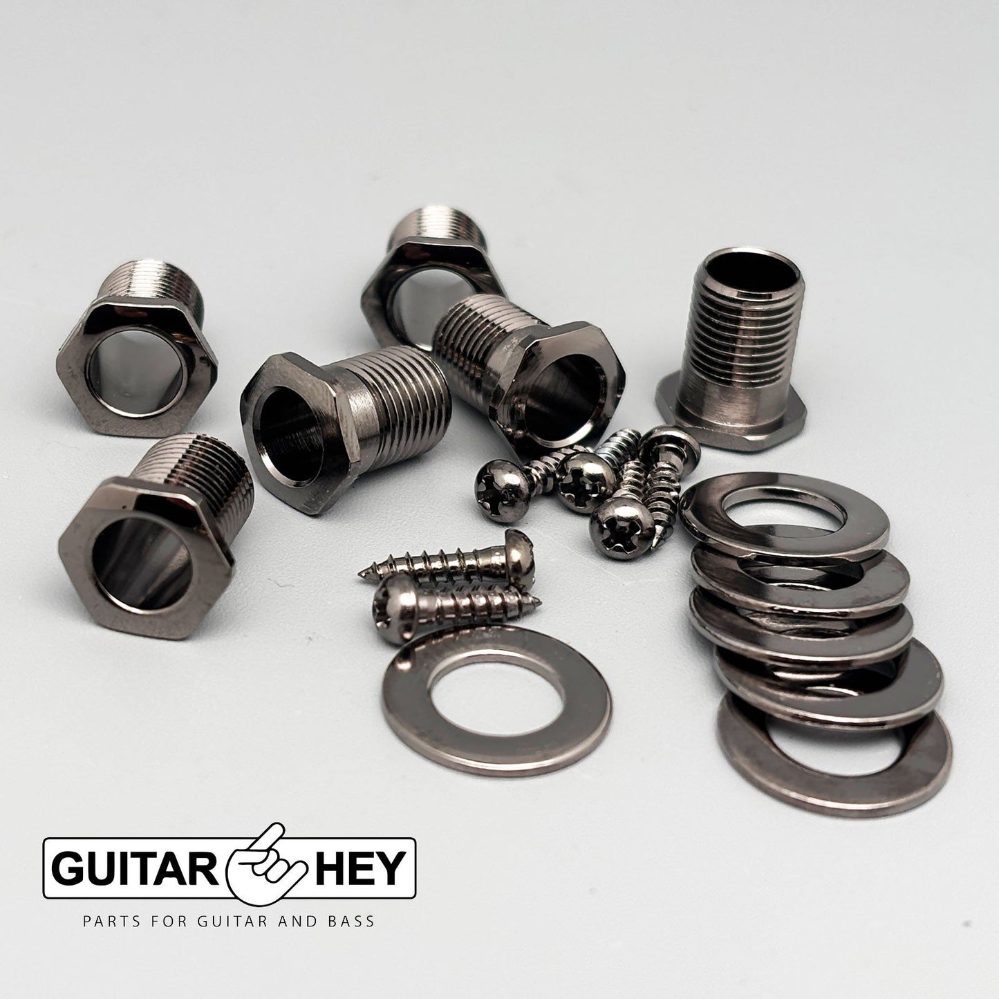 NEW Gotoh SGS510Z-ES5 L3+R3 Set Tuners EBONY Buttons 1:18 Ratio 3x3 COSMO BLACK