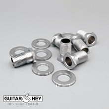 Load image into Gallery viewer, NEW Hipshot STAGGERED Tuners Fender® Directrofit™ LOCKING Pearl Buttons - SATIN