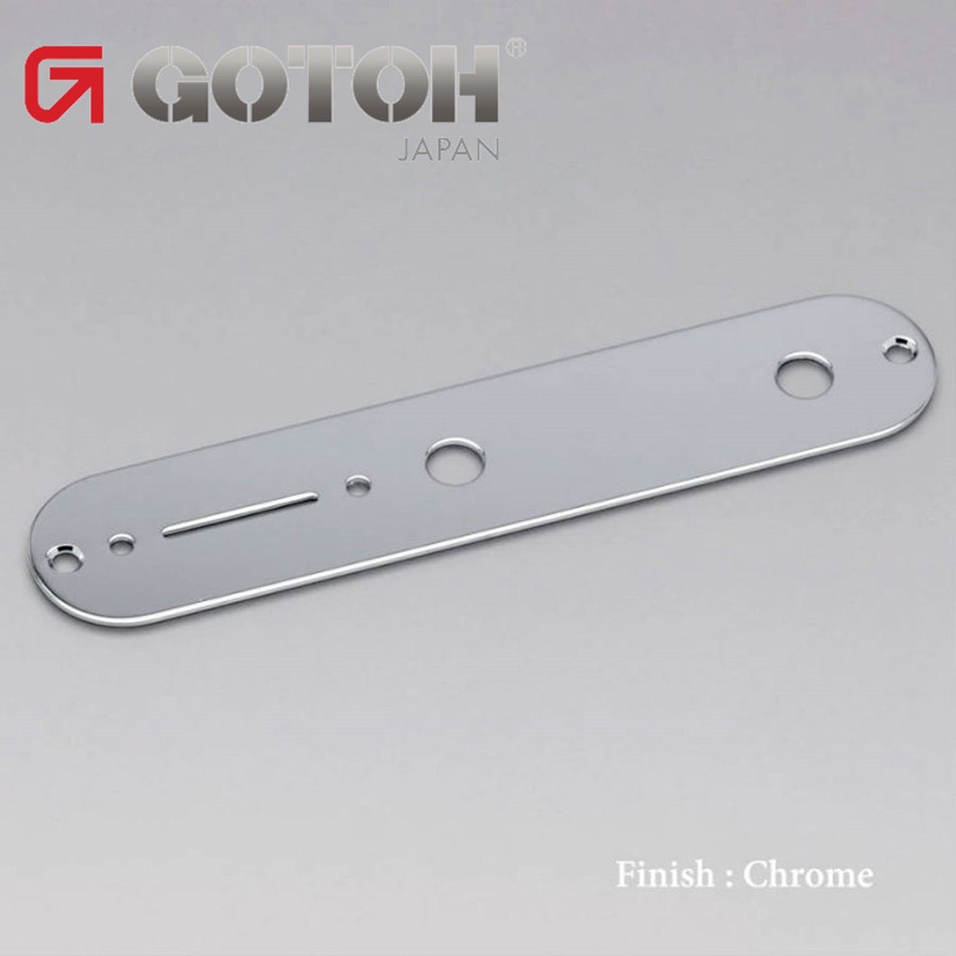 NEW Gotoh Control Plate for Fender Guitar Telecaster Tele w/ Screws - CHROME