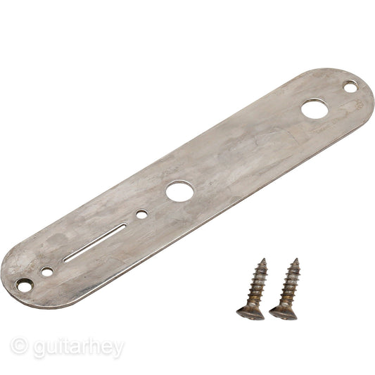 RELIC Control Plate for Fender Guitar Telecaster Tele w/ Screws - AGED ANTIQUE