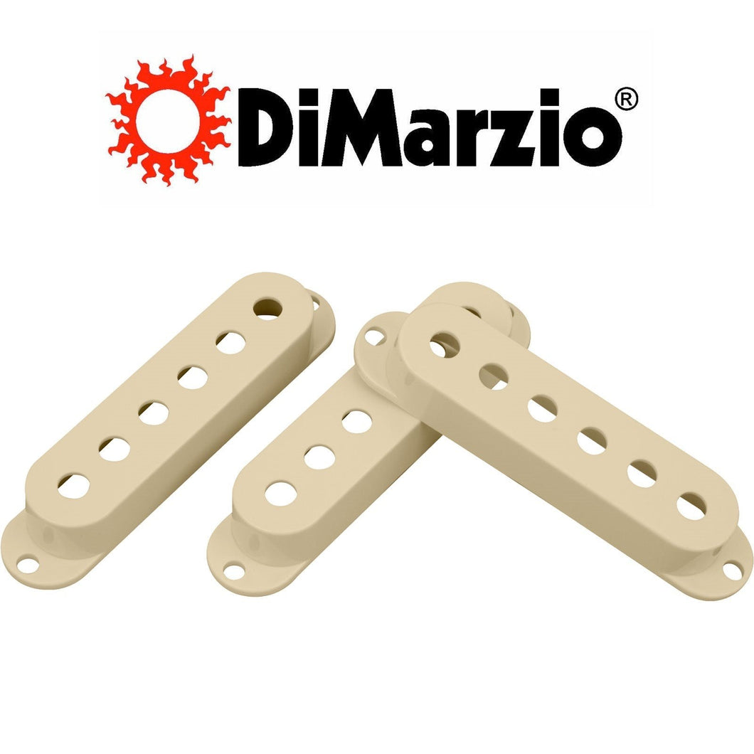 NEW DiMarzio DM2001 Strat Pickup Covers (3) Fits HS, Area, FS-1 & SDS-1 - CREAM