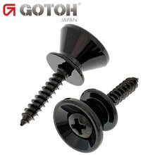 Load image into Gallery viewer, NEW Gotoh EP-B2 End Pins Strap Button for Fender® Guitar &amp; Bass - BLACK