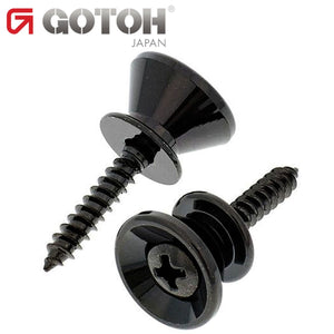 NEW Gotoh EP-B2 End Pins Strap Button for Fender® Guitar & Bass - BLACK