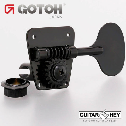 NEW Gotoh FB30LP 4 In-Line Bass Tuners Vintage Fender Style LOLLIPOP - BLACK
