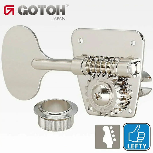 NEW Gotoh FB30LP 4 In-Line Bass Tuners LOLLIPOP Vintage Style TREBLE SIDE NICKEL