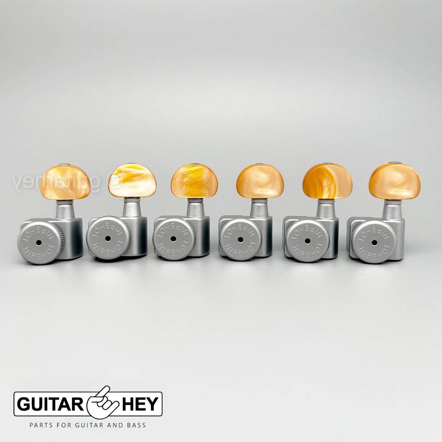 NEW Hipshot STAGGERED Tuners Fender® Directrofit Locking HMM-A LEFT-HANDED SATIN