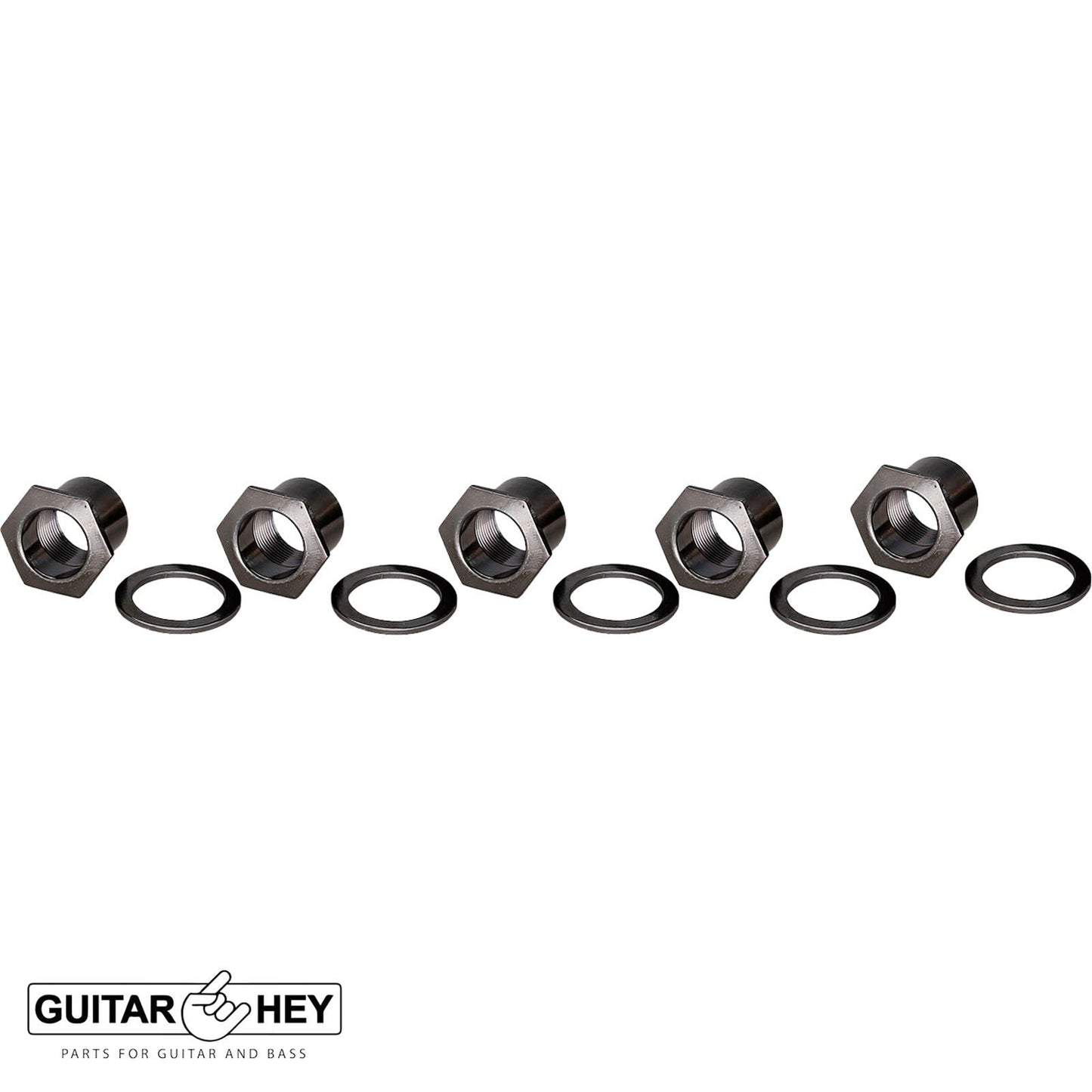 NEW Gotoh GB11W L4+R1 Bass Tuners Tuning Keys 20:1 w/ Hardware 4x1 - COSMO BLACK