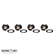 Carregar imagem no visualizador da galeria, NEW Gotoh GB11W 4 In-Line Bass Tuners Tuning Keys Right Handed 20:1 - BLACK