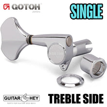 Load image into Gallery viewer, NEW (1) Gotoh GB350 Res-O-lite Bass Machine Head TREBLE SIDE - SINGLE - CHROME