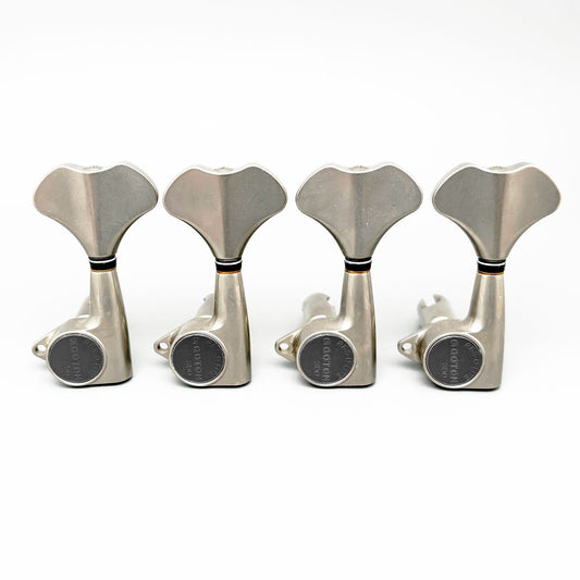 NEW Gotoh GB350 RES-O-LITE Aluminum TREBLE Side 4-in Line Tuners ANTIQUE NICKEL