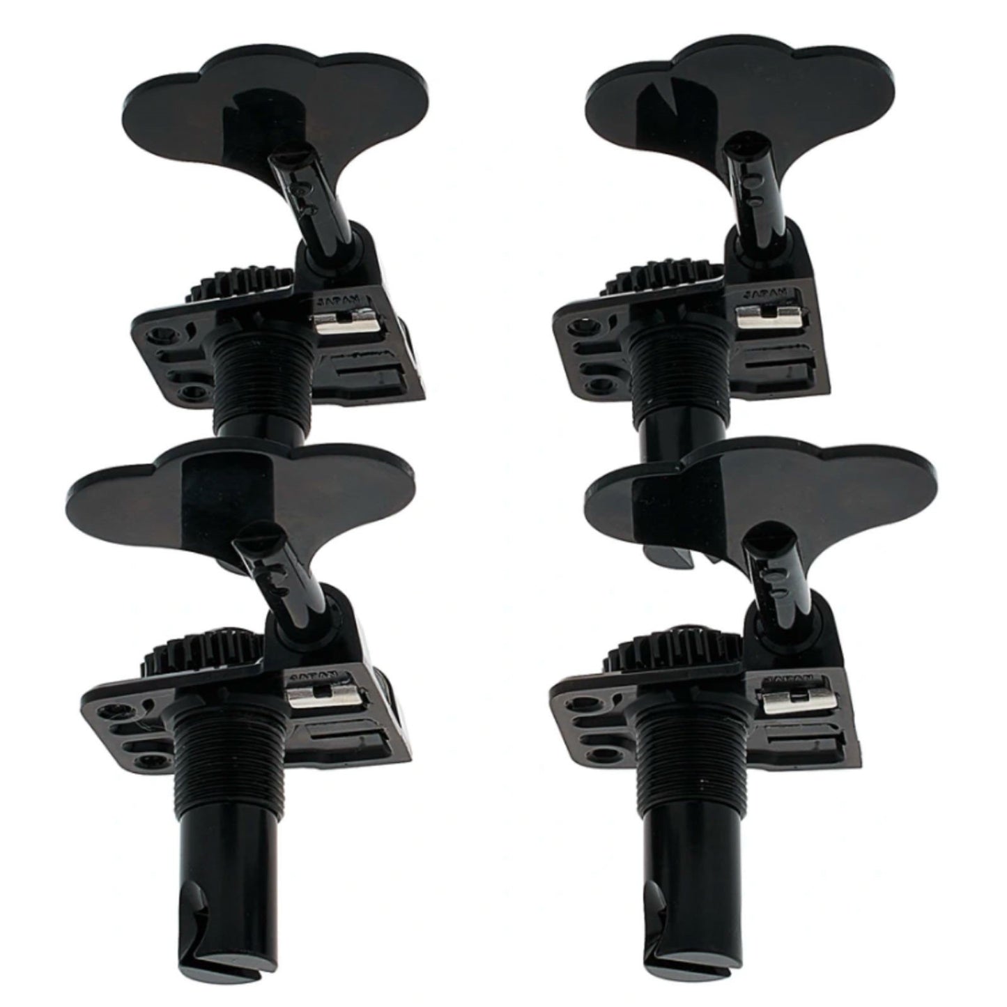 NEW Gotoh GB528 Res-O-Lite Vintage Style Bass 4-in-Line Set Lightweight - BLACK