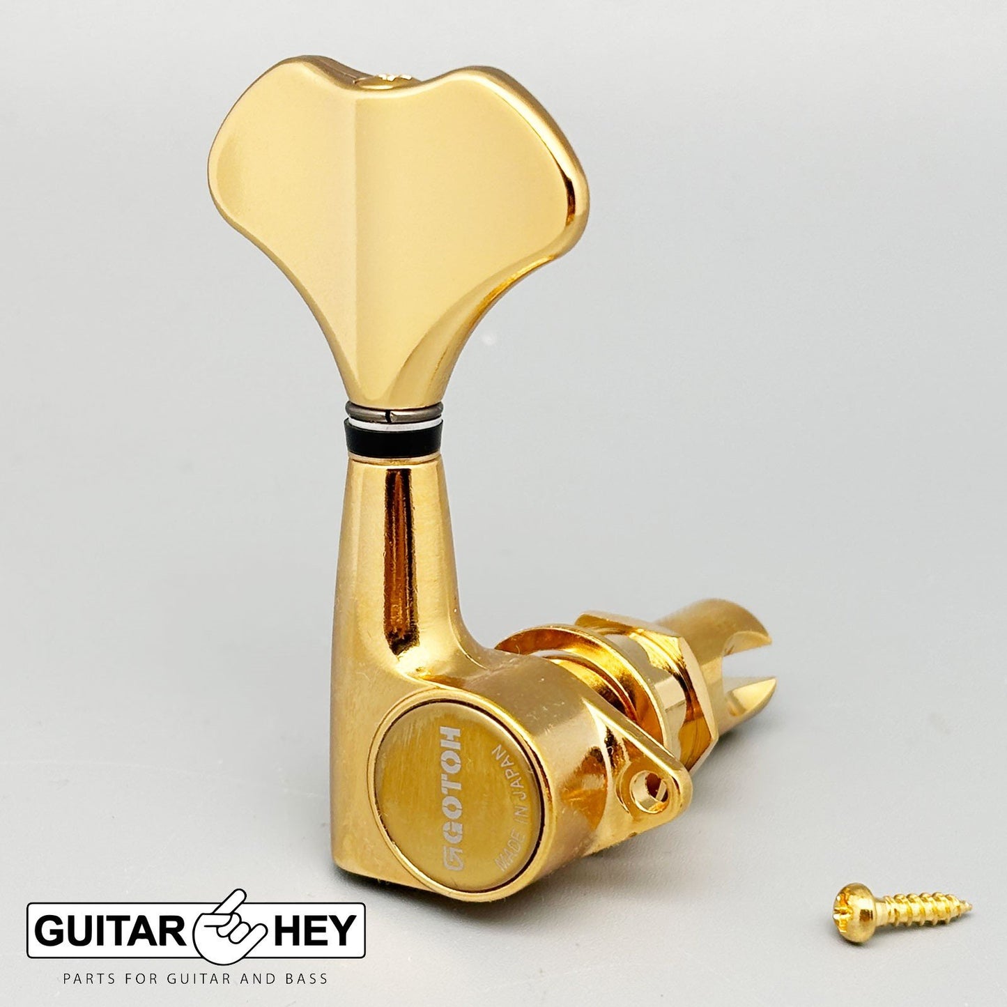 NEW (1) Gotoh GB707 Bass Machine Head BASS SIDE - SINGLE TUNER w/ Screw - GOLD