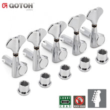 Load image into Gallery viewer, NEW Gotoh GB707 5-Strings Bass Set L5 BASS SIDE - 5 in line w/ Screws - CHROME
