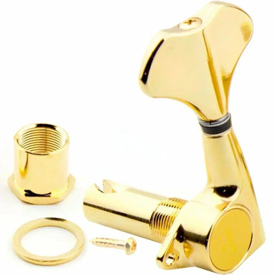 NEW (1) Gotoh GB707 Bass Machine Head TREBLE SIDE - SINGLE TUNER w/ Screw - GOLD