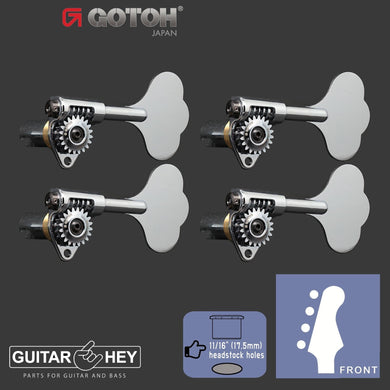 NEW Gotoh GBU510C-12 Bass 4-STRING Tuners 4-inline 11/16