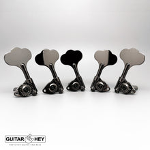 Load image into Gallery viewer, NEW Gotoh GBU510C-9 Compact Bass 5-String L2+R3 Tuners Open-Gear 2x3 COSMO BLACK