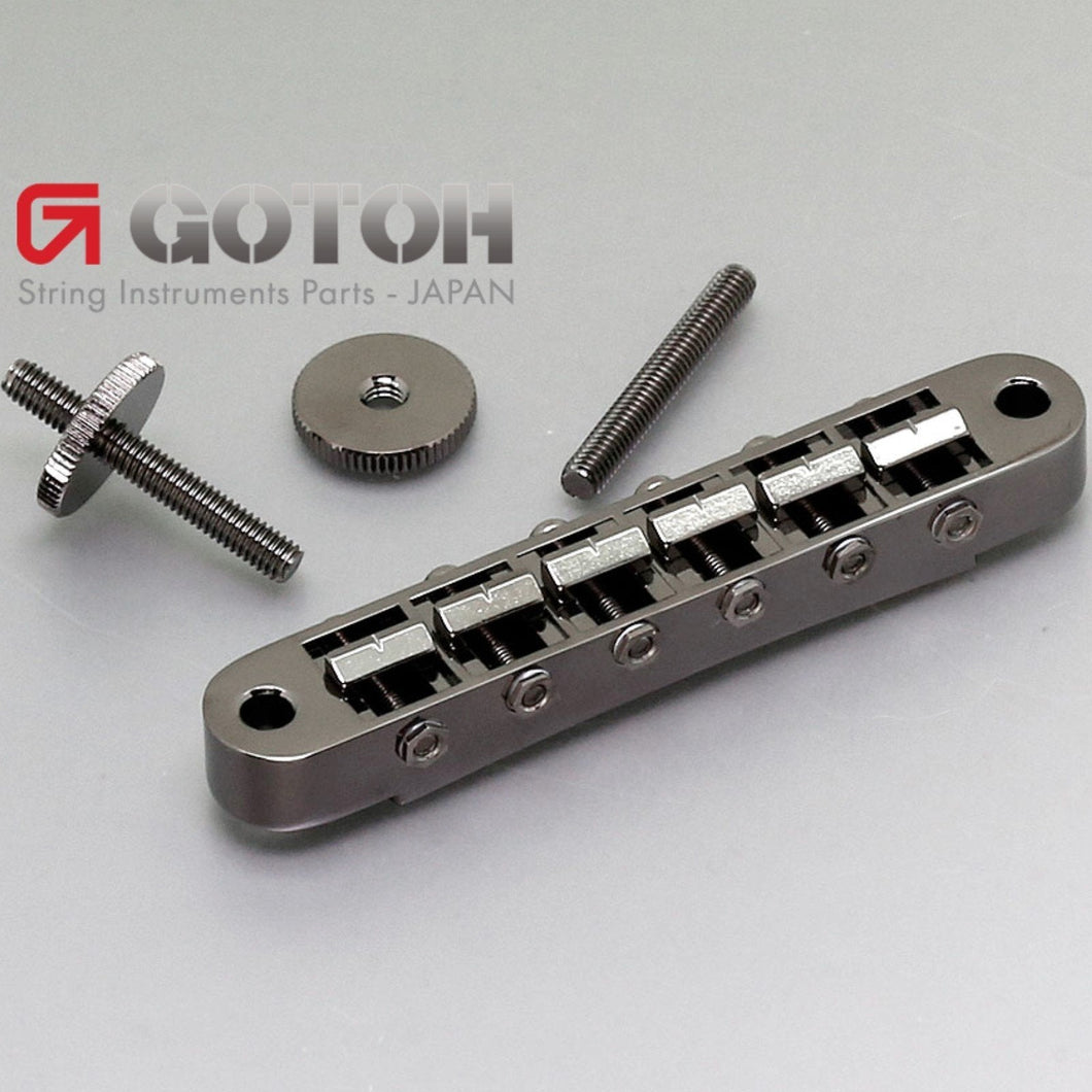 NEW Gotoh GE103B Nashville Tune-o-matic Bridge with Standard Post - COSMO BLACK