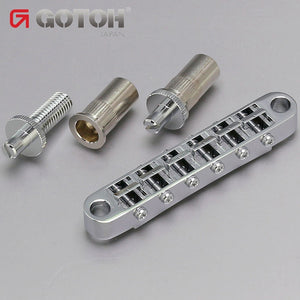 NEW Gotoh GE103B-T Large Metric Posts Tunematic w/ Studs Tune-O-Matic - CHROME