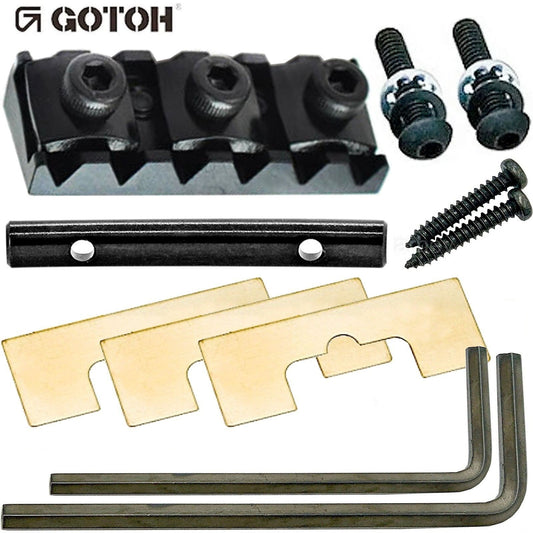 NEW Gotoh GHL-1 Locking Nut - Through neck type - 1-11/16"(R4) 43mm - BLACK