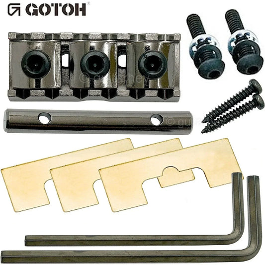 Gotoh GHL-1 Locking Nut - Through neck type - 1-11/16"(R4) 43mm - COSMO BLACK