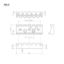 Load image into Gallery viewer, Gotoh GHL-2 Locking Nut - Top mount type - 1-11/16&quot;(R4) 43mm width - COSMO BLACK