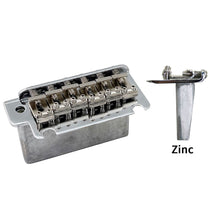 Load image into Gallery viewer, NEW Hosco Japan Non-locking 2 Point Synchronized Tremolo 38mm Block - CHROME