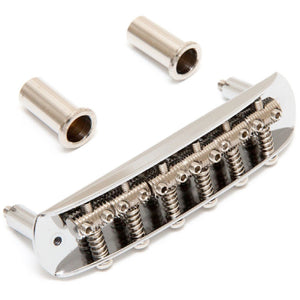 NEW Bridge & Mounting Cups For Fender Jaguar/Jazzmaster® Threaded Saddles CHROME