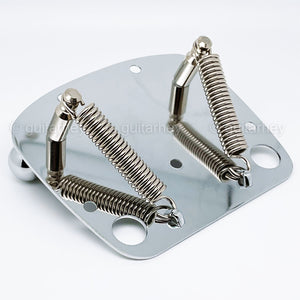 NEW Mustang TREMOLO Tailpiece Bridge Vibrato & Whammy for Fender Guitar - CHROME