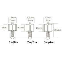 Load image into Gallery viewer, NEW Bridge for Fender Mustang® Guitar 2-7/8&quot; Post 2-3/16 string Spacing - CHROME