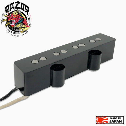 NEW Razor Power Single Coil Bridge Pickup for Fender Jazz J Bass® JBR - BLACK