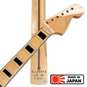NEW Fender Licensed Neck For Jazzmaster® Black Binding and Block Inlays JAPAN