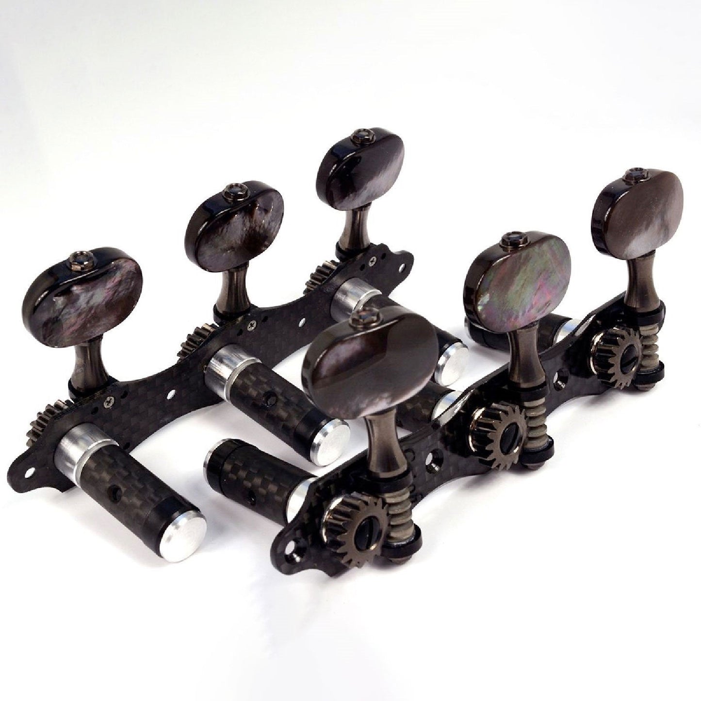 NEW Gotoh KG01-CA Classical Guitar Tuners w/ Real Black Mother of Pearl Buttons