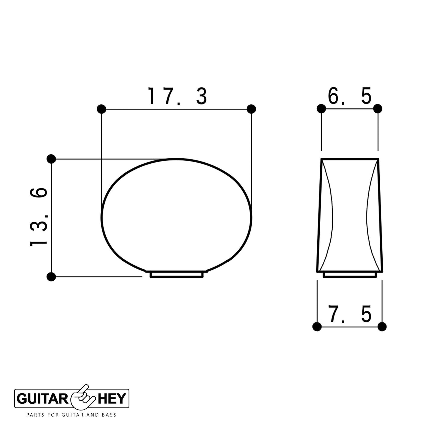 NEW Gotoh SD91-B5 6 in-line Vintage Style Tuners for Fender Strat Tele - NICKEL