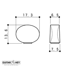 Load image into Gallery viewer, NEW Gotoh SE700-M5 OPEN-GEAR Tuning Small Ivory Buttons 3x3 Tuners - X-NICKEL