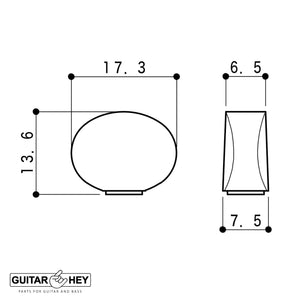 NEW Gotoh SD91-P5R 6-In-Line Vintage Style Tuners for Fender Strat Tele - NICKEL