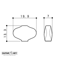 Load image into Gallery viewer, NEW Gotoh SD91-M6 6-In-Line Vintage Style Tuners for Fender Strat Tele - NICKEL