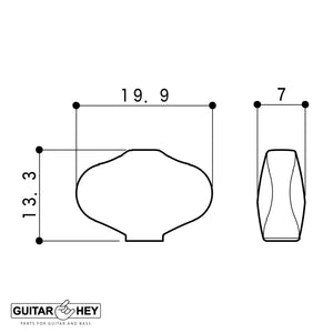 NEW Gotoh SD91-M6 6-In-Line Vintage Style Tuners for Fender Strat Tele - NICKEL