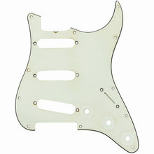 Load image into Gallery viewer, RELIC 3-Ply Pickguard for Stratocaster/Strat® USA MIM SSS 11-Hole - MINT CREAM