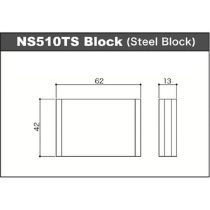 NEW Gotoh NS510TS-FE1 Non-locking 2 Point Tremolo Bridge Narrow Spacing - BLACK