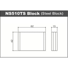 Load image into Gallery viewer, NEW Gotoh NS510TS-FE2 Non-locking Tremolo Bridge Narrow Spacing w/ screws CHROME