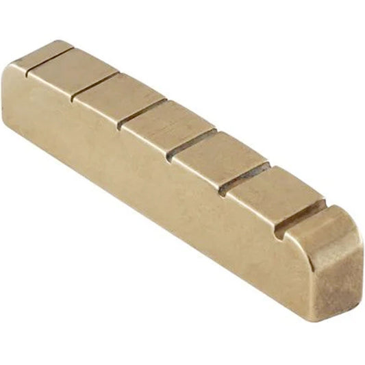 NEW High Quality Slotted Nut For Guitar 40mm Curved Top - Made in Japan - BRASS