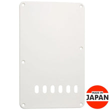 Carregar imagem no visualizador da galeria, 1-Ply Tremolo Spring Cover Backplate for Fender Strat®, 10.5mm Spacing - WHITE