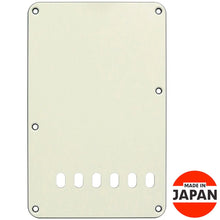 Load image into Gallery viewer, 3-Ply Tremolo Spring Cover Backplate for Fender Strat® Round Holes 11.2mm MINT G