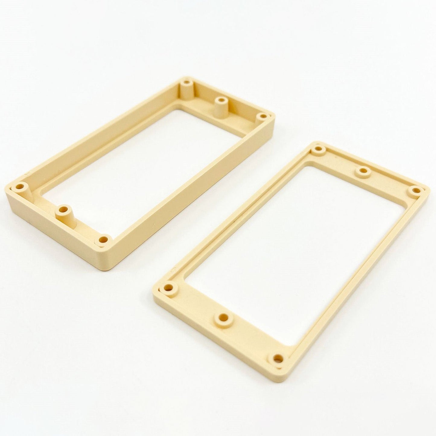 NEW Flat Bottom Non-Slanted Guitar Humbucker Pickup Ring Set - CREAM