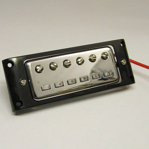 NEW Hofner Style 6 String Guitar Pickup with Chrome Cover, 6.4K Ohms 2-Conductor