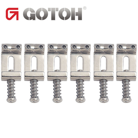 NEW Gotoh S108N Saddle SET Steel Strat / Tele 10.8mm x 20.5mm each - NICKEL