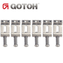 Load image into Gallery viewer, NEW Gotoh S108N Saddle SET Steel Strat / Tele 10.8mm x 20.5mm each - NICKEL
