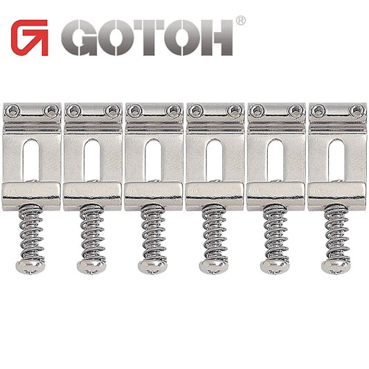 NEW Gotoh S188 Vintage Tremolo Bridge Saddles Set for Strat / Tele - NICKEL
