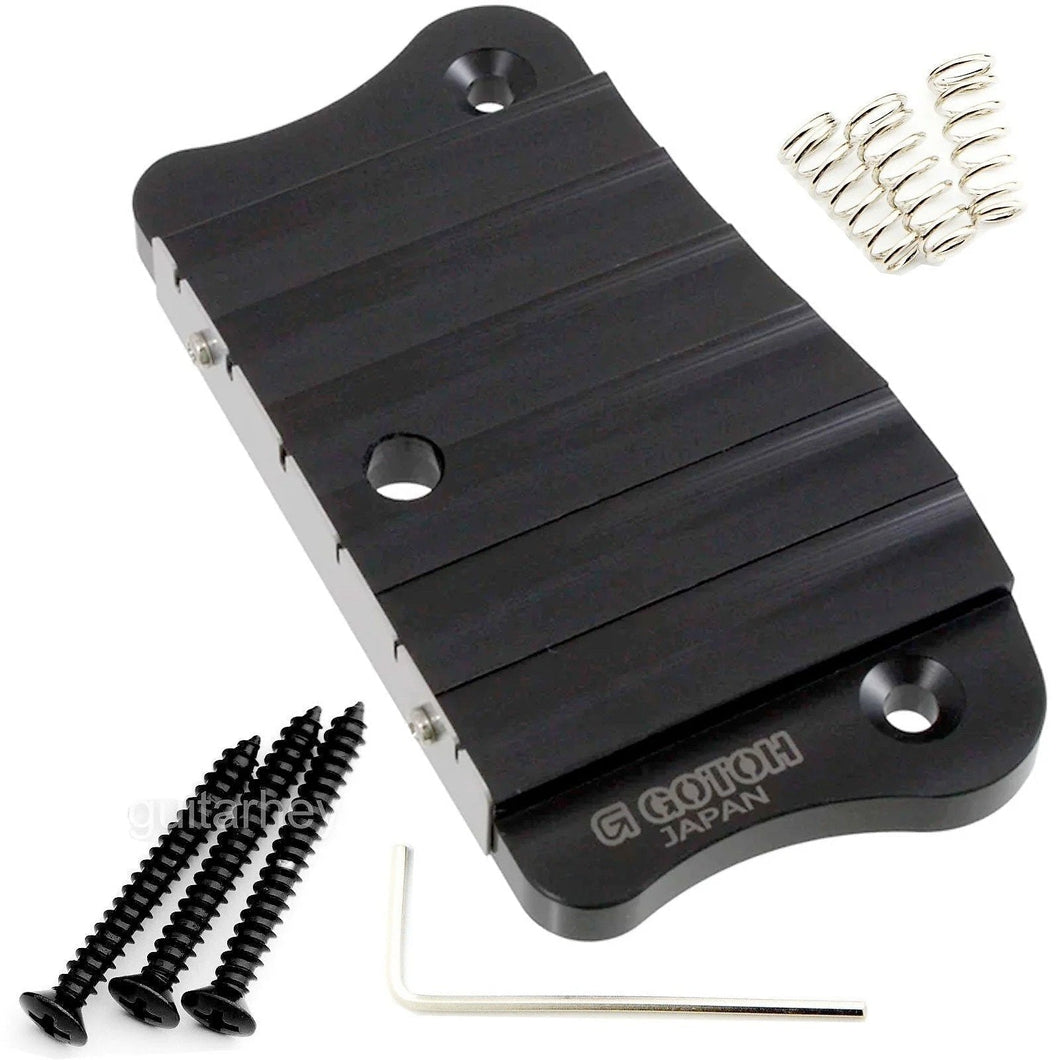 NEW Gotoh Conversion BUZZ BRIDGE For Danelectro Sitar Guitar w/ Screws - BLACK